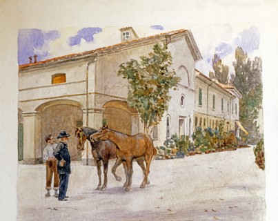 Un moment dans la vie de Giuseppe Verdi à Sant'Agata (Italie)