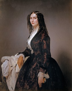 Francesco Hayez, Portrait of the singer Matilde Juva Branca