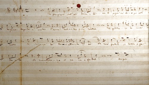 Partition de "Nabucco", de Giuseppe Verdi