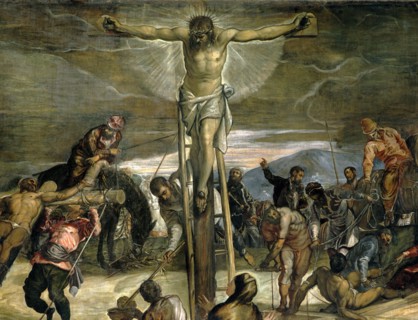 Tintoretto, La Crucifixion (détail)