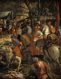 Tintoretto, La Crucifixion (détail)