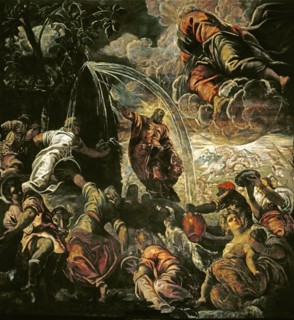 Tintoretto, Moïse fait jaillir l'eau de la roche