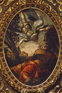 Tintoretto, Elie nourri par l'ange