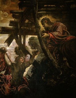 Tintoretto, The Temptation of Christ (Detail)
