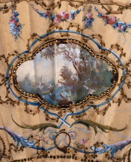 Eventail "Repos pendant la chasse", de l'Atelier "Alexandre Paris"