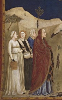 Giotto, Visitation (detail)