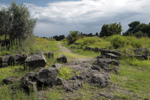 Site archéologique de l'ancienne Naxos (Sicile)