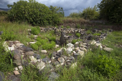 Site archéologique de l'ancienne Naxos (Sicile)