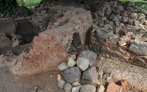 Site archéologique de l'ancienne Naxos (Sicile)
