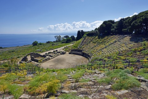 Ancien site archéologique de Tindari (Sicile)