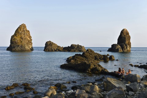 "Roches des Cyclopes", à Aci Trezza (Sicile)