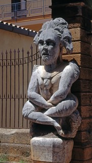 Statue de la Villa Palagonia à Bagheria (Sicile)