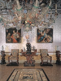 The Brustolon Hall in Cà Rezzonico, Venice