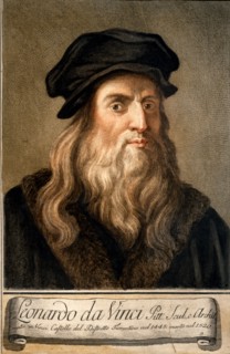 Carlo Lasinio, Portrait de Léonard de Vinci