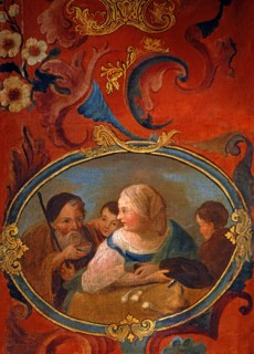 Paravent des Nations : Allégorie des nations européennes (détail)