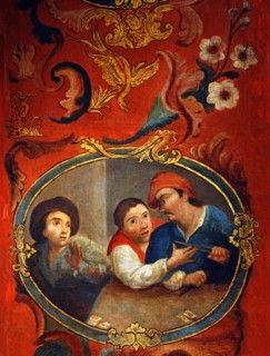 Paravent des Nations : Allégorie des nations européennes (détail)