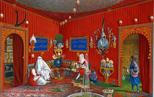 Germano Prosdocimi, Salon oriental de la Villa Lazarovich à Trieste