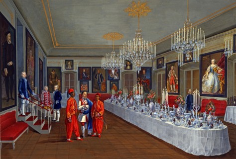 Germano Prosdocimi, Salle à manger de la Villa Lazarovich à Trieste