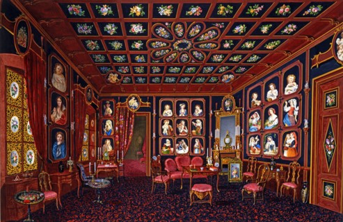 Germano Prosdocimi, Salon de conversation de la Villa Lazarovich à Trieste