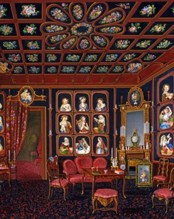 Germano Prosdocimi, Salon de conversation de la Villa Lazarovich à Trieste (détail)