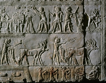 Relief de la tombe de Horemheb à Saqqarah