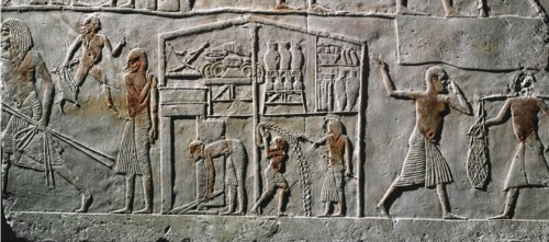 Relief de la tombe de Horemheb à Saqqarah