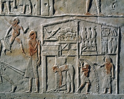 Relief de la tombe de Horemheb à Saqqarah