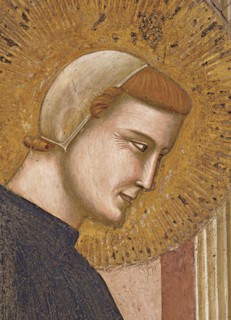 Giotto, Saint François reçoit les honneurs d'un homme d'Assise (détail)