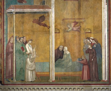 Giotto, Le miracle de la femme ressuscitée