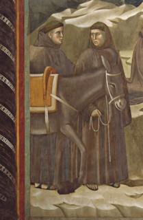 Giotto, Le miracle de la source (détail)
