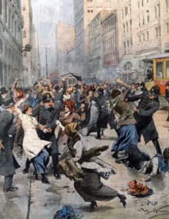 La révolte des couturières à New York pour améliorer l'emploi et les conditions de travail (1913)