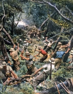 Ouverture de nouvelles voies en Ethiopie par les troupes d’occupation italiennes (1936)