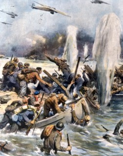 Guerre civile espagnole. Combats acharnés le long de l'Ebre (1938)