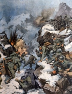 Les troupes italo-allemandes contrecarrent l'avance des forces alliées dans les cols alpins franco-italiens (1944)