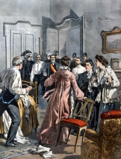 L'arrestation de la célèbre escroc Thérèse Humbert à Madrid (1903)
