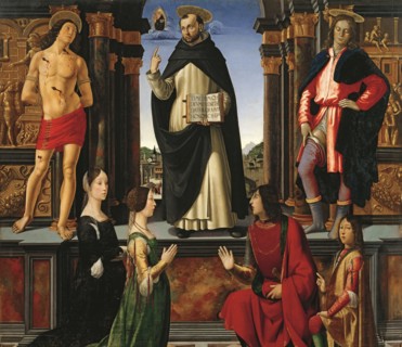 Ghirlandaio, Retable de San Vincenzo Ferreri (détail)