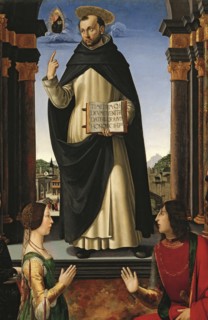 Ghirlandaio, Retable de San Vincenzo Ferreri (détail)