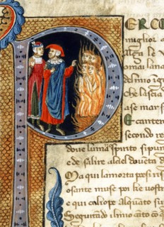 The Divine Comedy, Hell: Dante and Virgil meet the fraudulent advisors