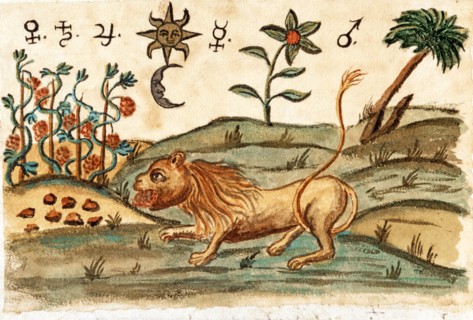 Symbolisme alchimique, manuscrit alchimique "Clavis Artis" attribué à Zoroastre (Zarathoustra)