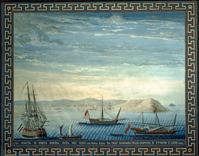 Baseggio, Vue du port de Farina en 1781