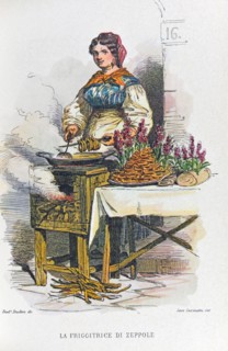 Petit métier de Naples : La friteuse de zeppole