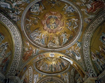 Coupoles du baptistère de la basilique Saint-Marc de Venise