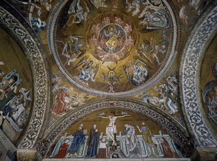 Coupole du baptistère de la basilique Saint-Marc de Venise