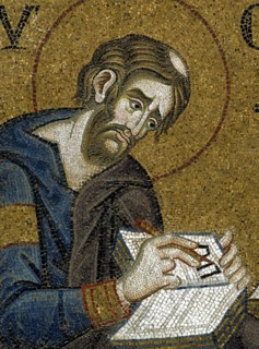 Saint Luc l'Evangéliste, Baptistère de la basilique Saint-Marc de Venise