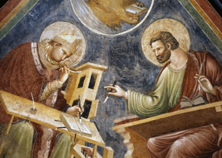 Pietro da Rimini, Saint Ambroise et saint Marc l'Evangéliste