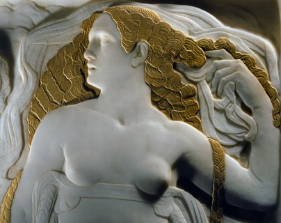 Campini, Allegorical figures, homage to Dante Alighieri (detail)