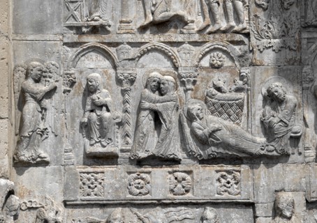 L'Annonciation, la Visitation et la naissance du Christ
