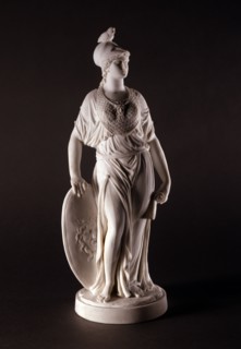 Statue en porcelaine de Nast représentant le dieu Mars