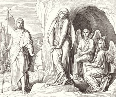 Carolsfeld, Marie-Madeleine rencontre Jésus ressuscité au Saint-Sépulcre