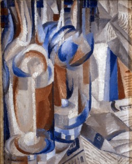 Bohomazov, Nature morte. Bouteilles